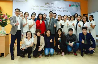 Buổi đào tạo tư vấn của đội ngũ chuyên gia PPower tại Pureskin